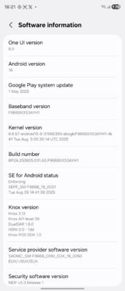 Samsung Galaxy Z Fold7 interface