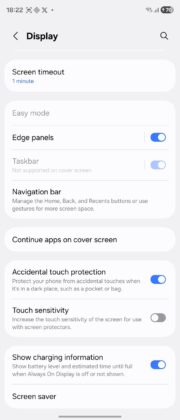Samsung Galaxy Z Fold7 interface