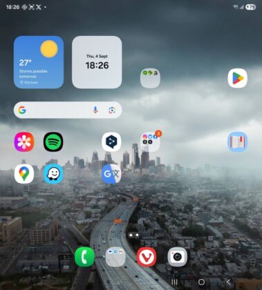 Samsung Galaxy Z Fold7 interface