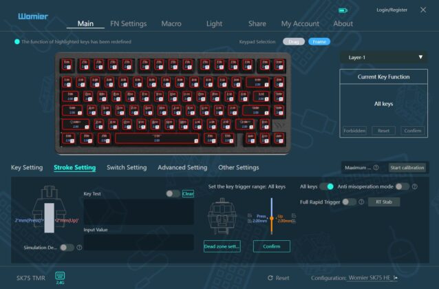 Womier SK75 TMR