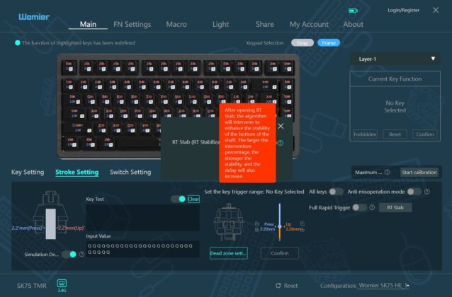 Womier SK75 TMR