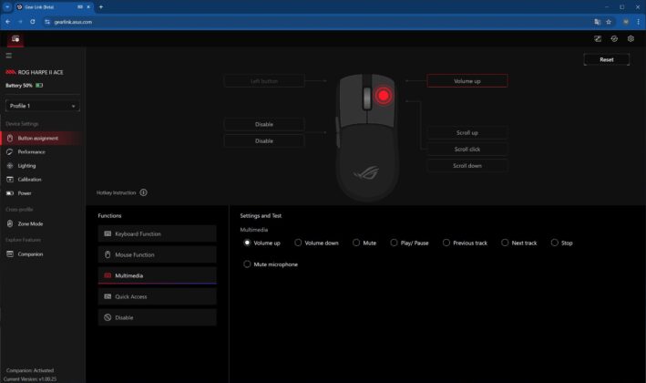 ASUS ROG Harpe II Ace