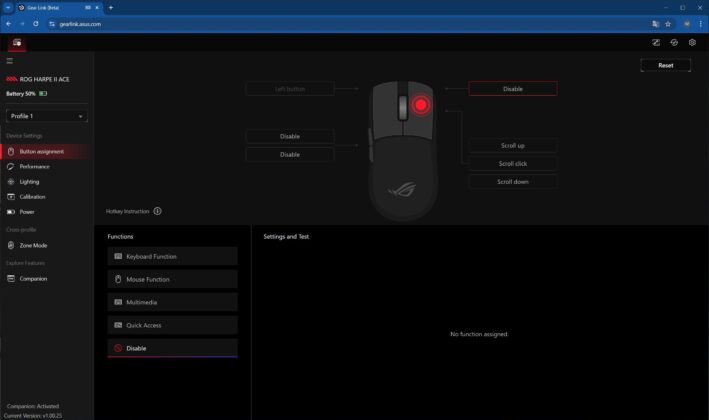 ASUS ROG Harpe II Ace