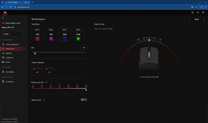 ASUS ROG Harpe II Ace