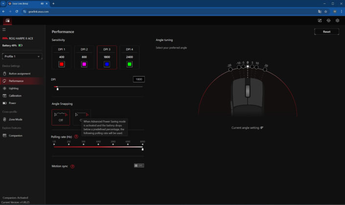 ASUS ROG Harpe II Ace