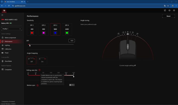 ASUS ROG Harpe II Ace