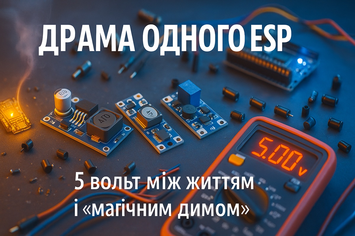 Живлення Arduino/ESP без диму та драми: гід для тих, хто цінує свої ESP8266