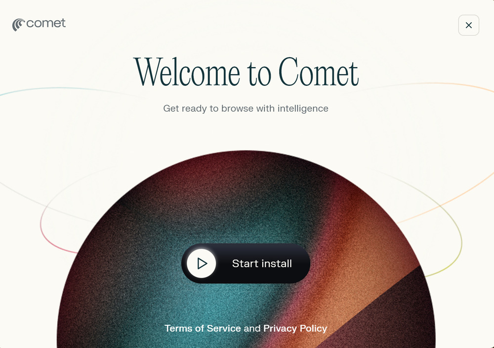 Comet Browser Comet Browser