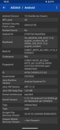 Cubot Note 60