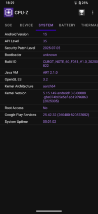 Cubot Note 60