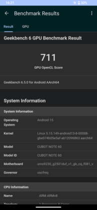 Cubot Note 60