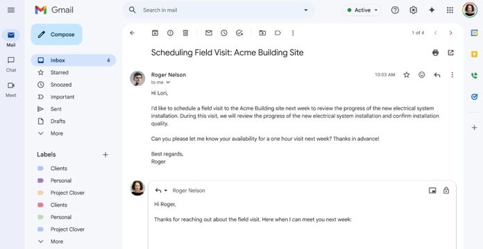 Google Gmail Help me schedule Google Gmail Help me schedule