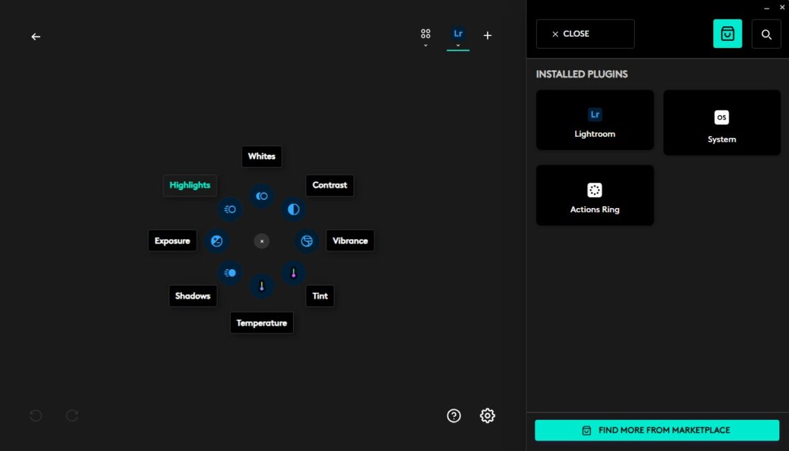 Logitech MX Master 4 settings in Logi Options+
