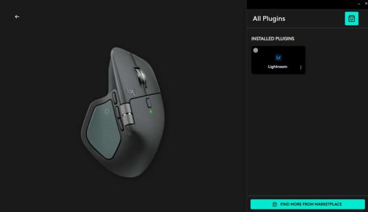 Logitech MX Master 4 settings in Logi Options+
