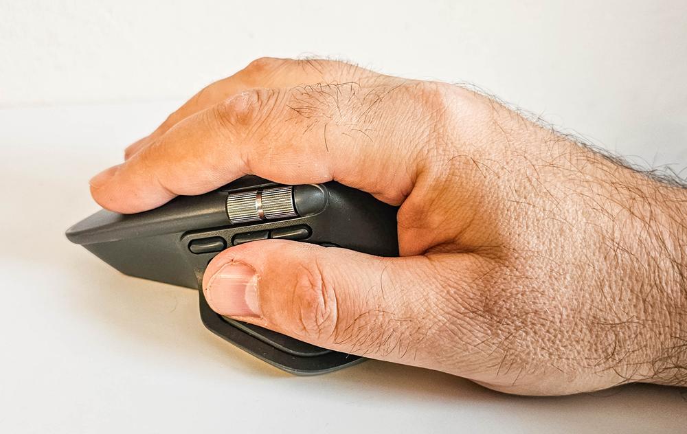 Logitech MX Master 4 in use Logitech MX Master 4 in use