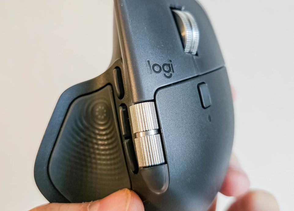 Logitech MX Master 4 in use Logitech MX Master 4 in use