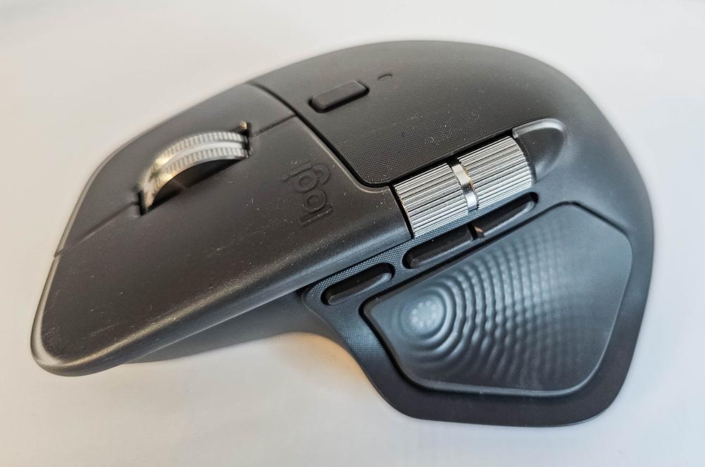 Logitech MX Master 4 in use Logitech MX Master 4 in use