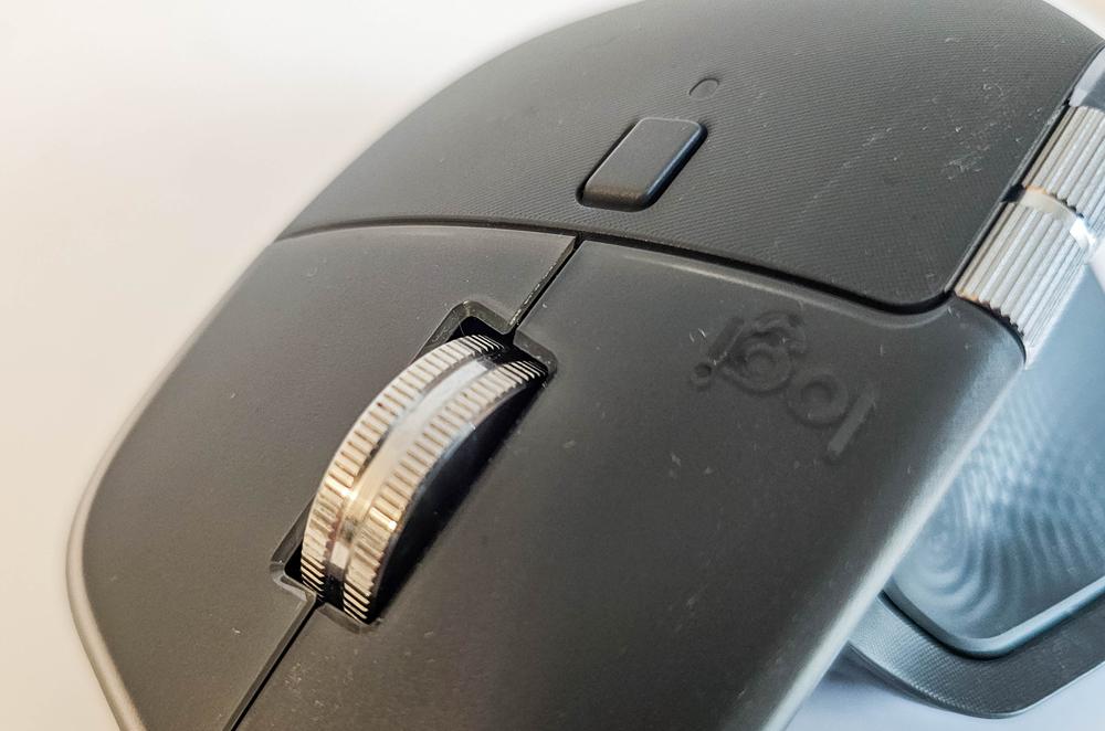 Logitech MX Master 4 in use Logitech MX Master 4 in use