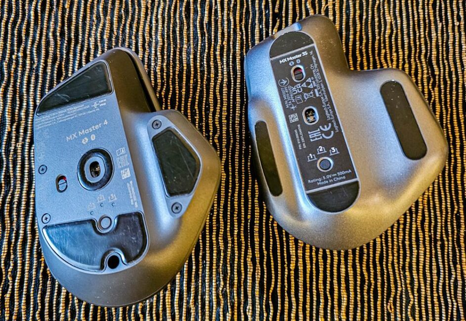 Logitech MX Master 4 vs MX Master 3s