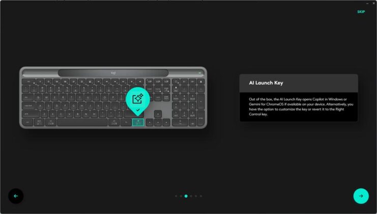 Logitech Signature Slim Solar+ K980 - Logi Options+