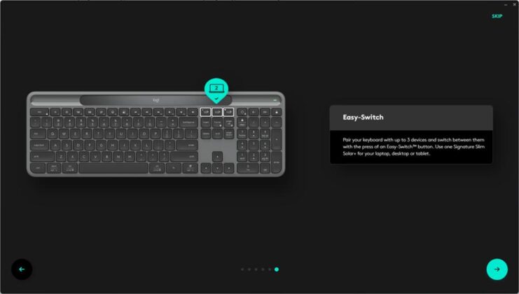 Logitech Signature Slim Solar+ K980 - Logi Options+