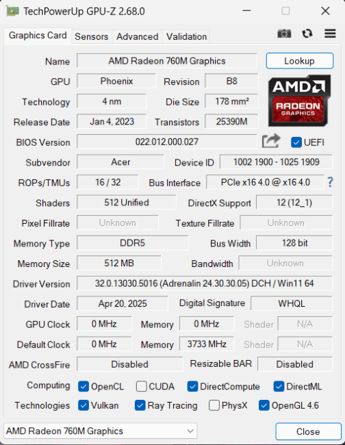 Acer Nitro V 16 AI