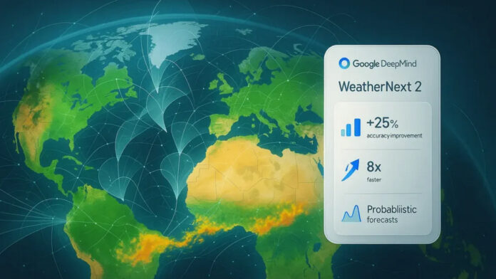 AI model WeatherNext 2