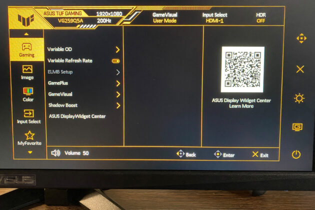 TUF Gaming VG259Q5A