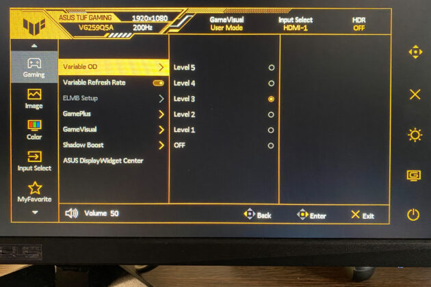 TUF Gaming VG259Q5A