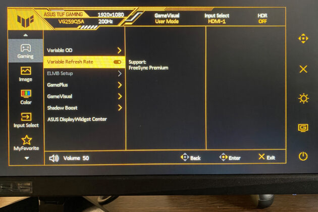 TUF Gaming VG259Q5A