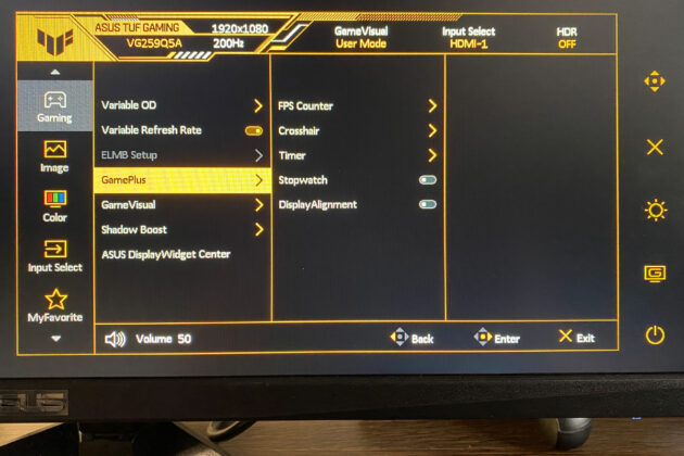 TUF Gaming VG259Q5A