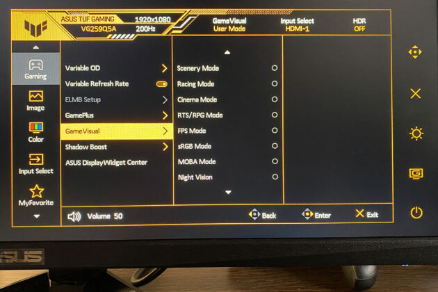 TUF Gaming VG259Q5A
