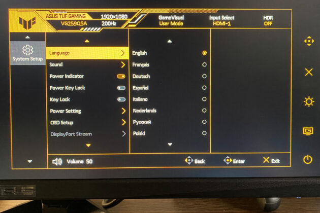 TUF Gaming VG259Q5A