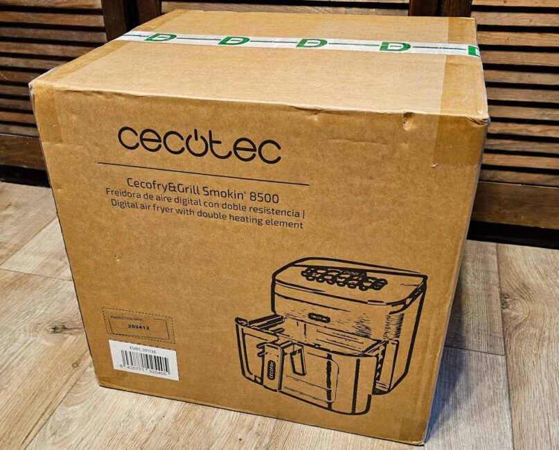 CECOTEC Cecofry&Grill Smokin 8500 Unpacking
