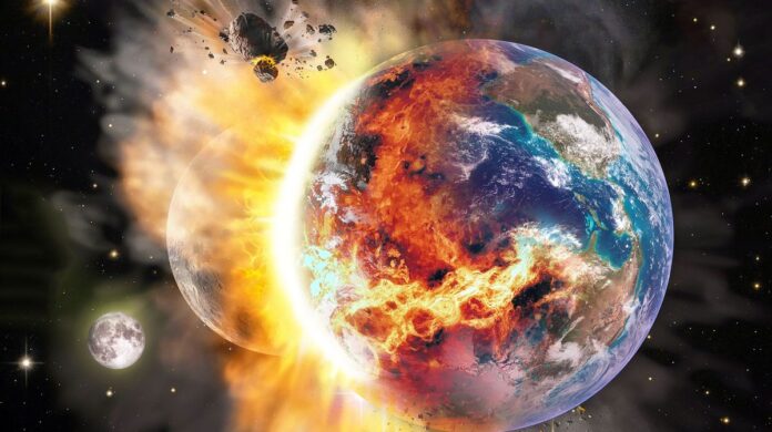 Earth and Theia Earth and Theia