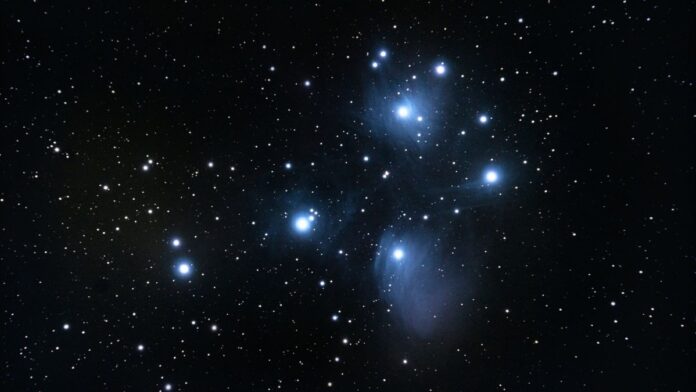 Pleiades star cluster Pleiades star cluster