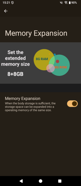 Cubot X100 Memory Extend