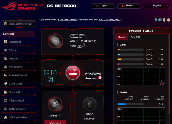 ASUS ROG STRIX GS-BE18000