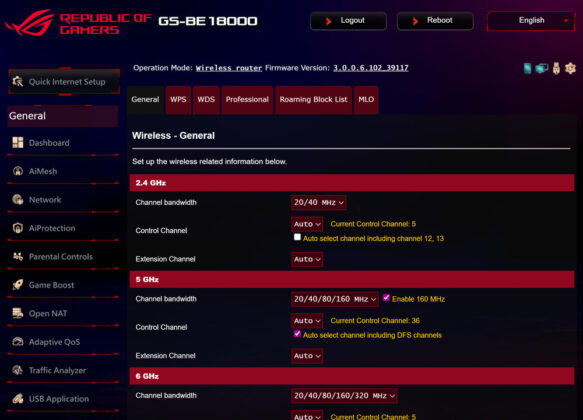 ASUS ROG STRIX GS-BE18000