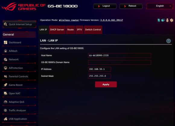 ASUS ROG STRIX GS-BE18000