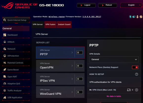 ASUS ROG STRIX GS-BE18000