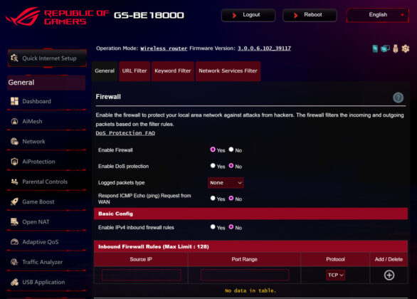 ASUS ROG STRIX GS-BE18000
