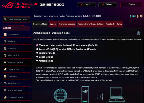 ASUS ROG STRIX GS-BE18000