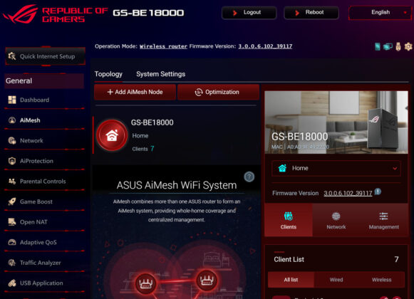 ASUS ROG STRIX GS-BE18000