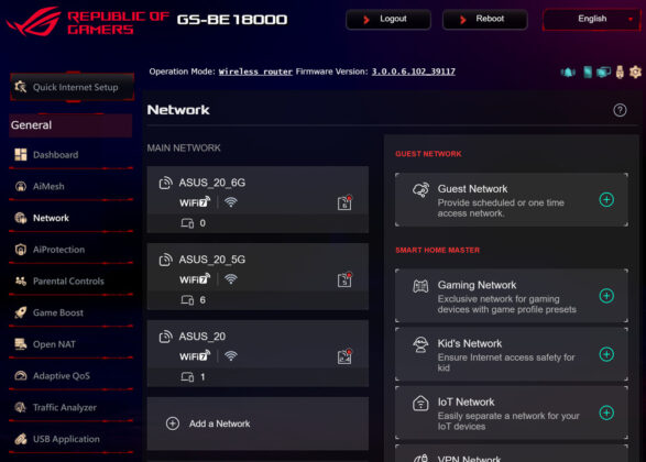 ASUS ROG STRIX GS-BE18000