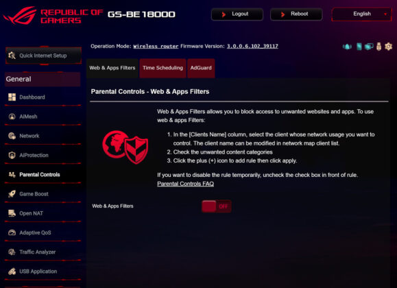 ASUS ROG STRIX GS-BE18000