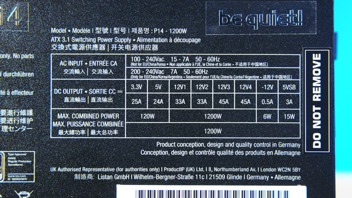 be quiet! Dark Power 14 1200W be quiet! Dark Power 14 1200W