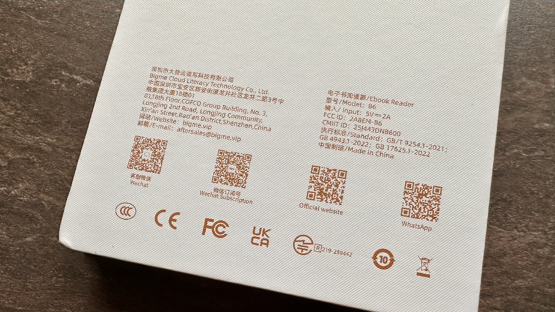 Bigme B6 Color