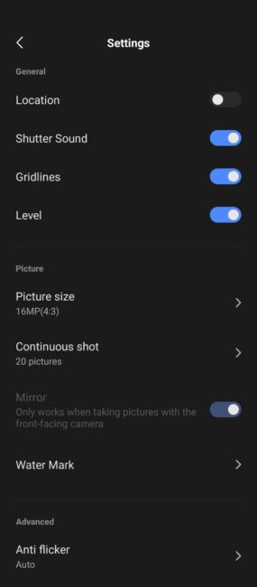 Blackview XPLORE 1 - Camera App