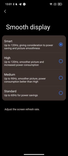 Blackview XPLORE 1 - Screen Settings